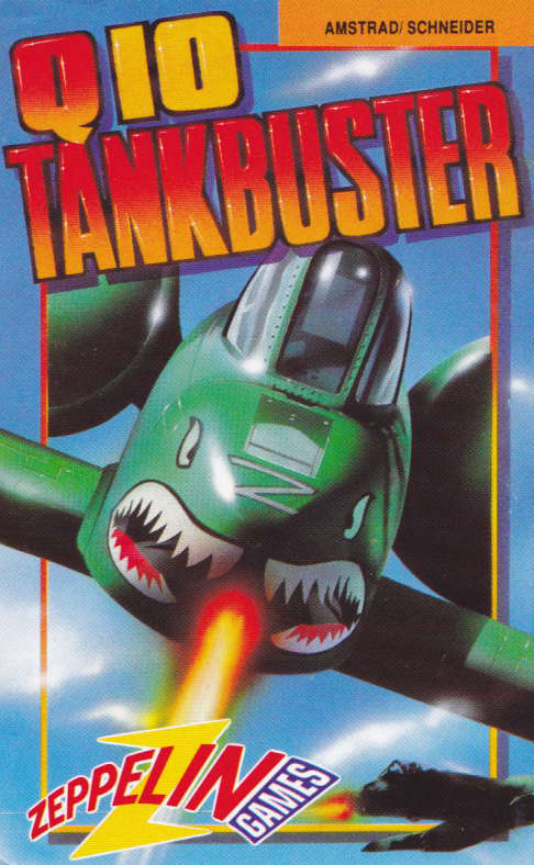 screenshot of the Amstrad CPC game Q10 tank buster by GameBase CPC