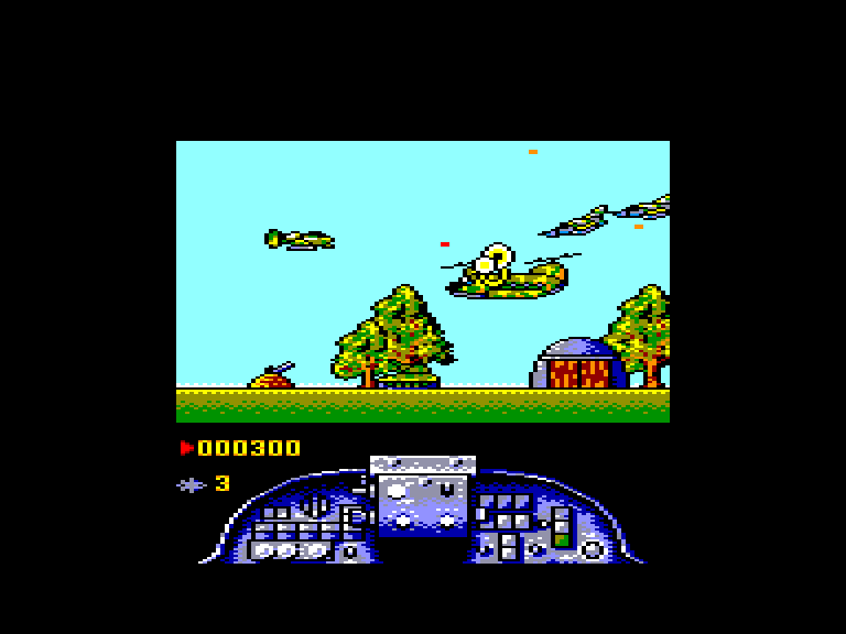 screenshot of the Amstrad CPC game Q10 Tank Buster by GameBase CPC