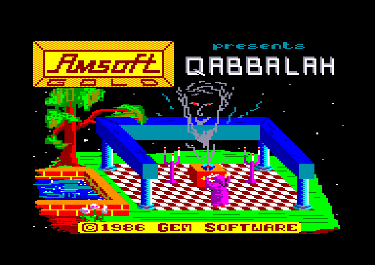 screenshot of the Amstrad CPC game Qabbalah by GameBase CPC