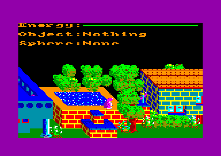screenshot of the Amstrad CPC game Qabbalah by GameBase CPC
