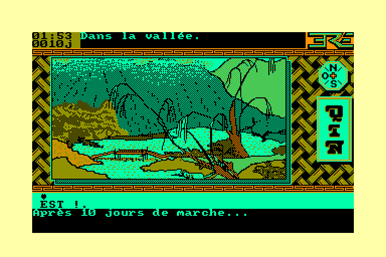 screenshot of the Amstrad CPC game Qin by GameBase CPC