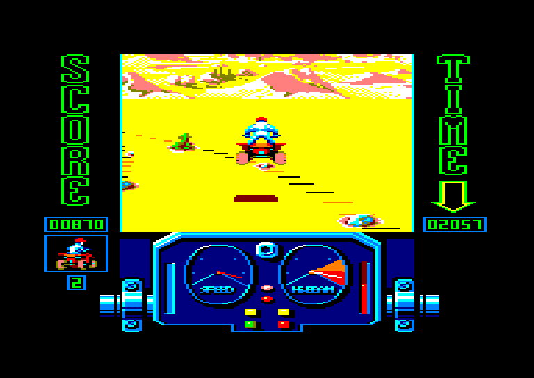 screenshot of the Amstrad CPC game Quad by GameBase CPC