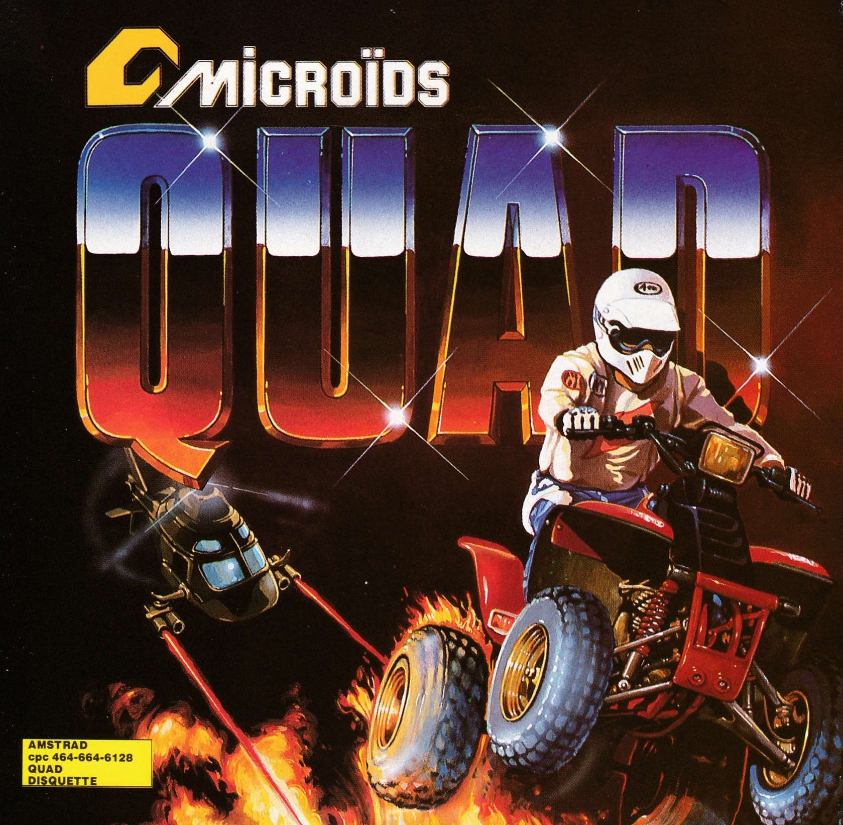 cover of the Amstrad CPC game Quad  by GameBase CPC