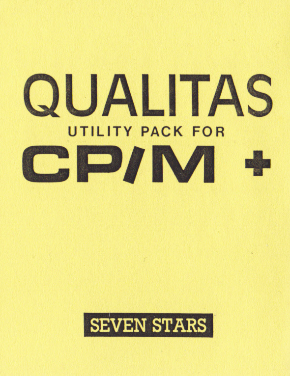 cover of the Amstrad CPC game Qualitas Plus Utility Pack  by GameBase CPC