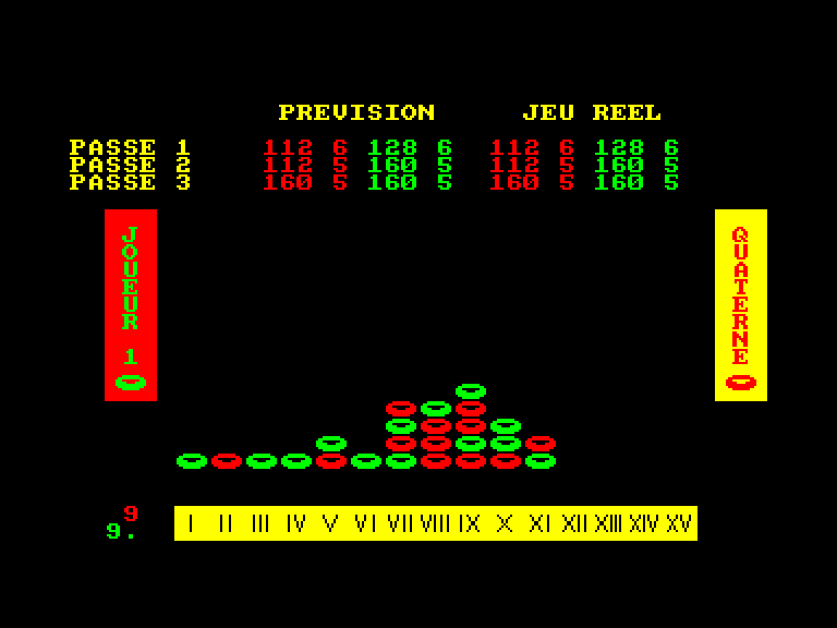 screenshot of the Amstrad CPC game Quaterne by GameBase CPC