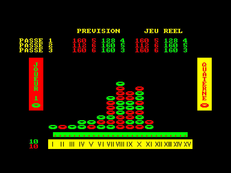 screenshot of the Amstrad CPC game Quaterne by GameBase CPC