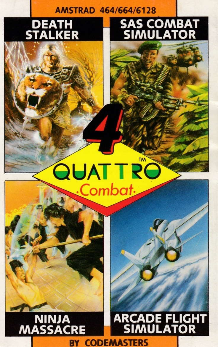 cover of the Amstrad CPC game Quattro Combat  by GameBase CPC