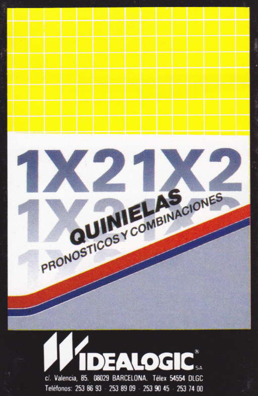screenshot of the Amstrad CPC game Quinielas by GameBase CPC