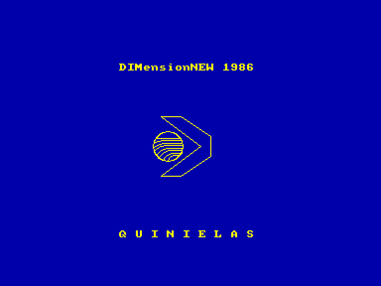 screenshot of the Amstrad CPC game Quinielas by GameBase CPC