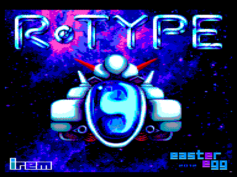 screenshot of the Amstrad CPC game R-Type by GameBase CPC