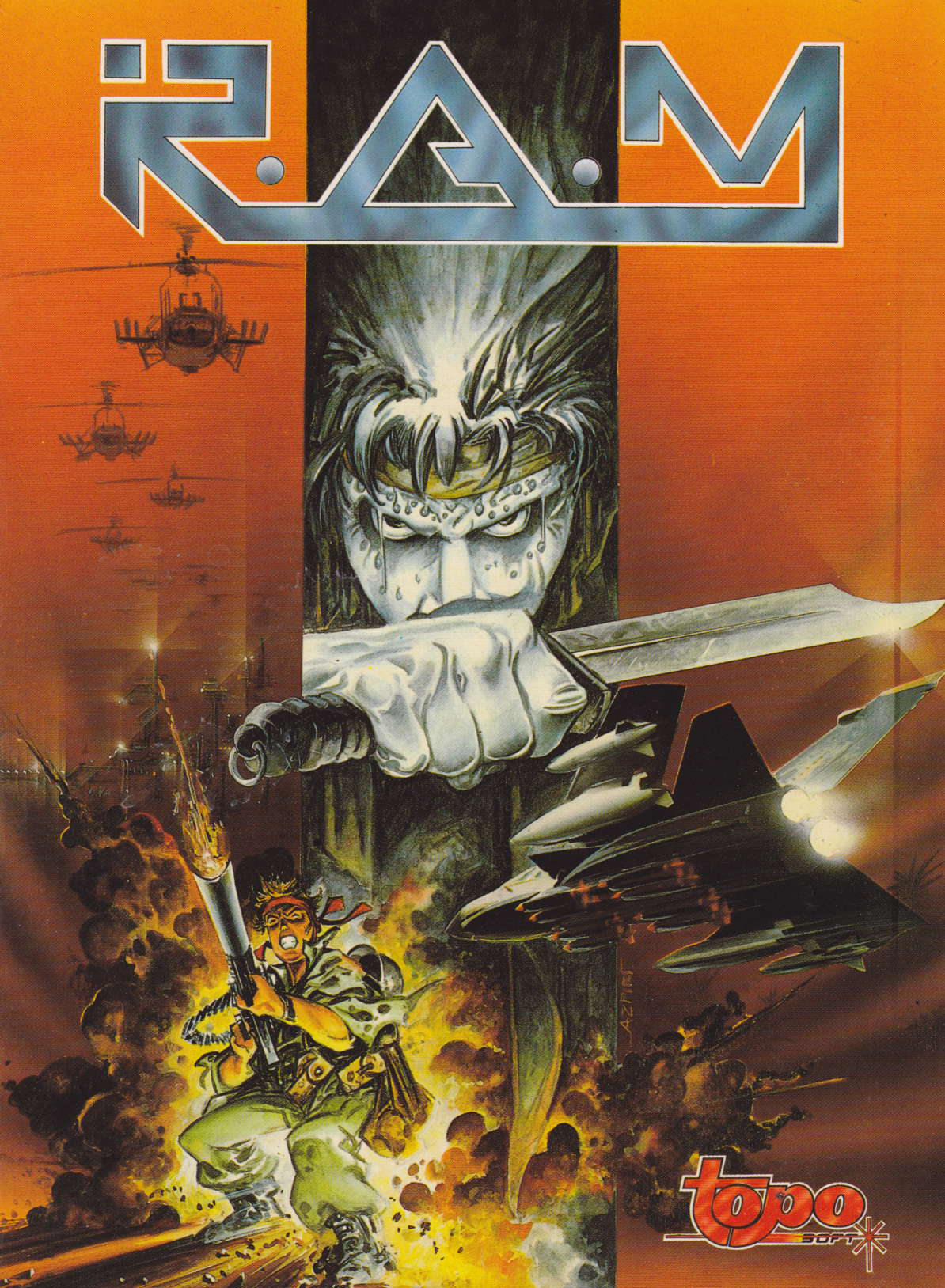 screenshot of the Amstrad CPC game Ram by GameBase CPC