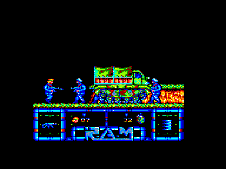 screenshot of the Amstrad CPC game Ram by GameBase CPC