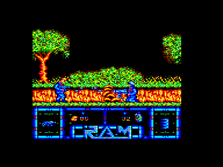screenshot of the Amstrad CPC game Ram by GameBase CPC