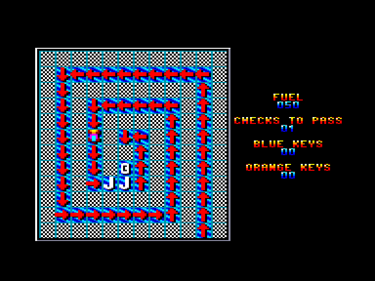 screenshot of the Amstrad CPC game Rc quest by GameBase CPC