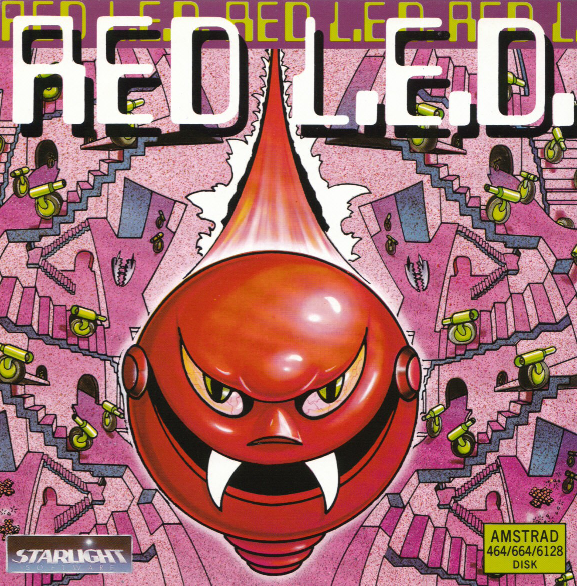 cover of the Amstrad CPC game RED L.E.D.  by GameBase CPC