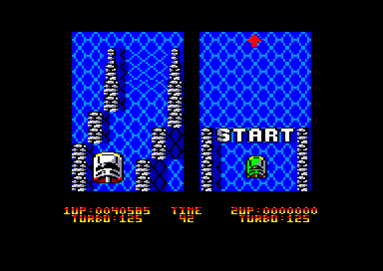 screenshot of the Amstrad CPC game Race (the) by GameBase CPC