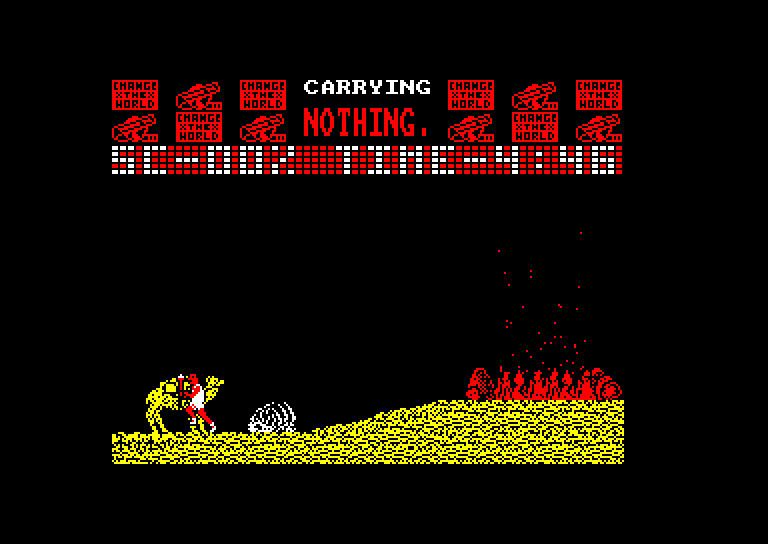 screenshot of the Amstrad CPC game Race Against Time (the) by GameBase CPC