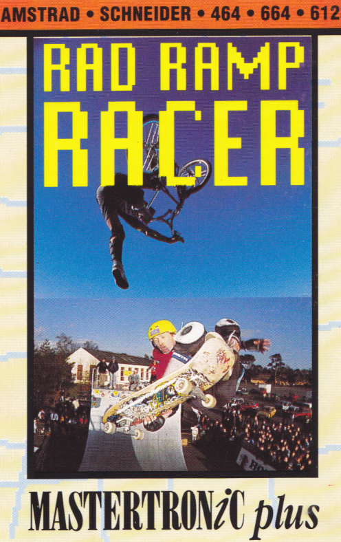 screenshot of the Amstrad CPC game Rad ramp racer by GameBase CPC
