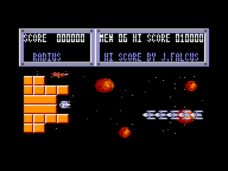 screenshot of the Amstrad CPC game Radius by GameBase CPC