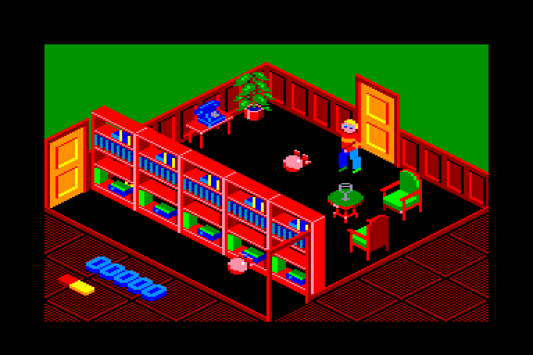 screenshot of the Amstrad CPC game Inside Outing by GameBase CPC
