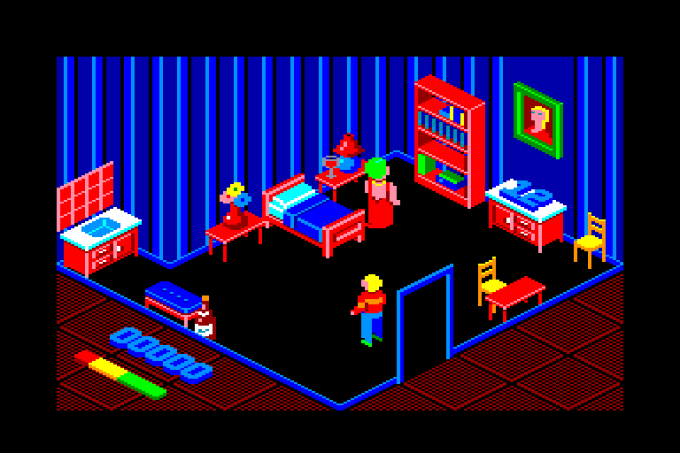 screenshot of the Amstrad CPC game Inside Outing by GameBase CPC