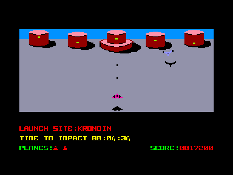 screenshot of the Amstrad CPC game Raid !!! by GameBase CPC