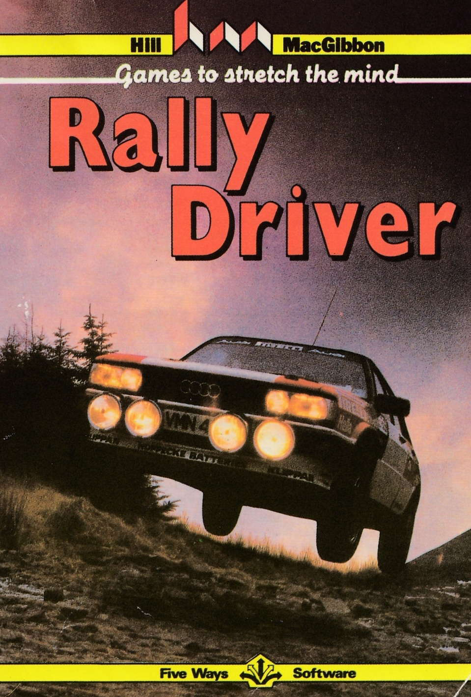screenshot of the Amstrad CPC game Rally driver by GameBase CPC
