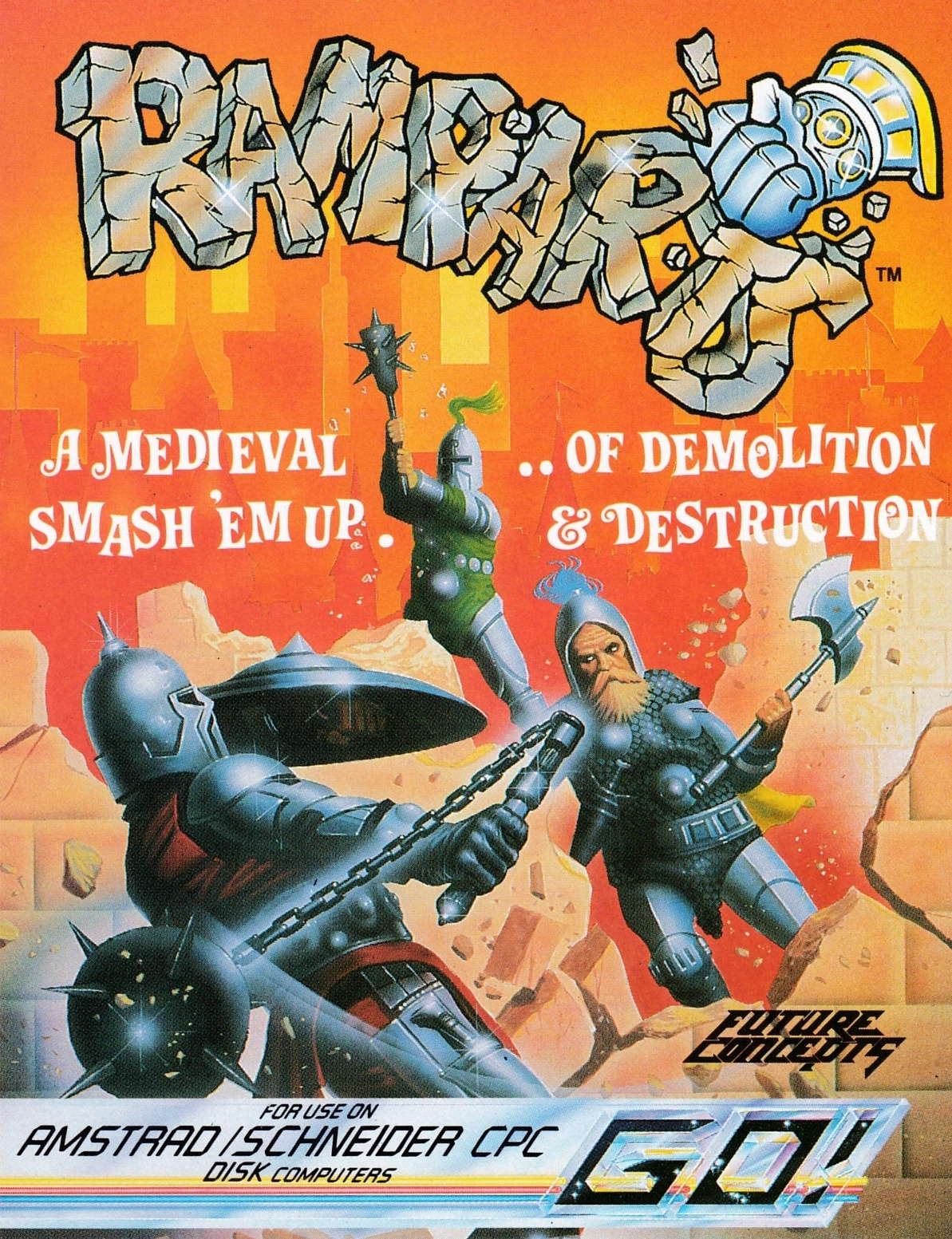 cover of the Amstrad CPC game Ramparts  by GameBase CPC