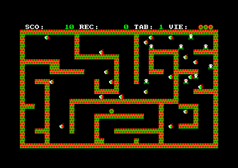 screenshot of the Amstrad CPC game Rapido by GameBase CPC