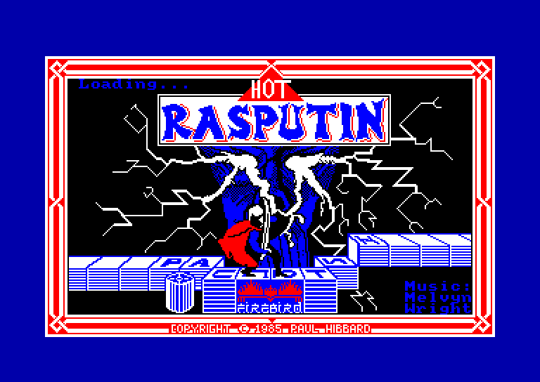 screenshot du jeu Amstrad CPC Rasputin