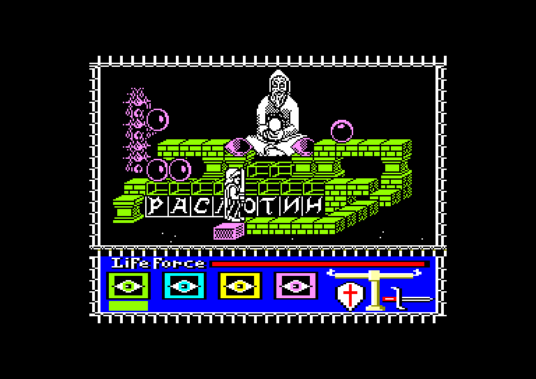 screenshot of the Amstrad CPC game Rasputin by GameBase CPC