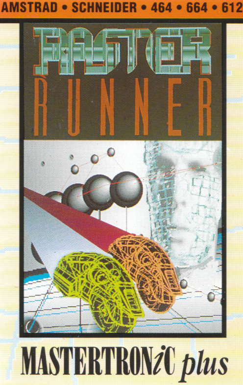 screenshot of the Amstrad CPC game Raster runner by GameBase CPC