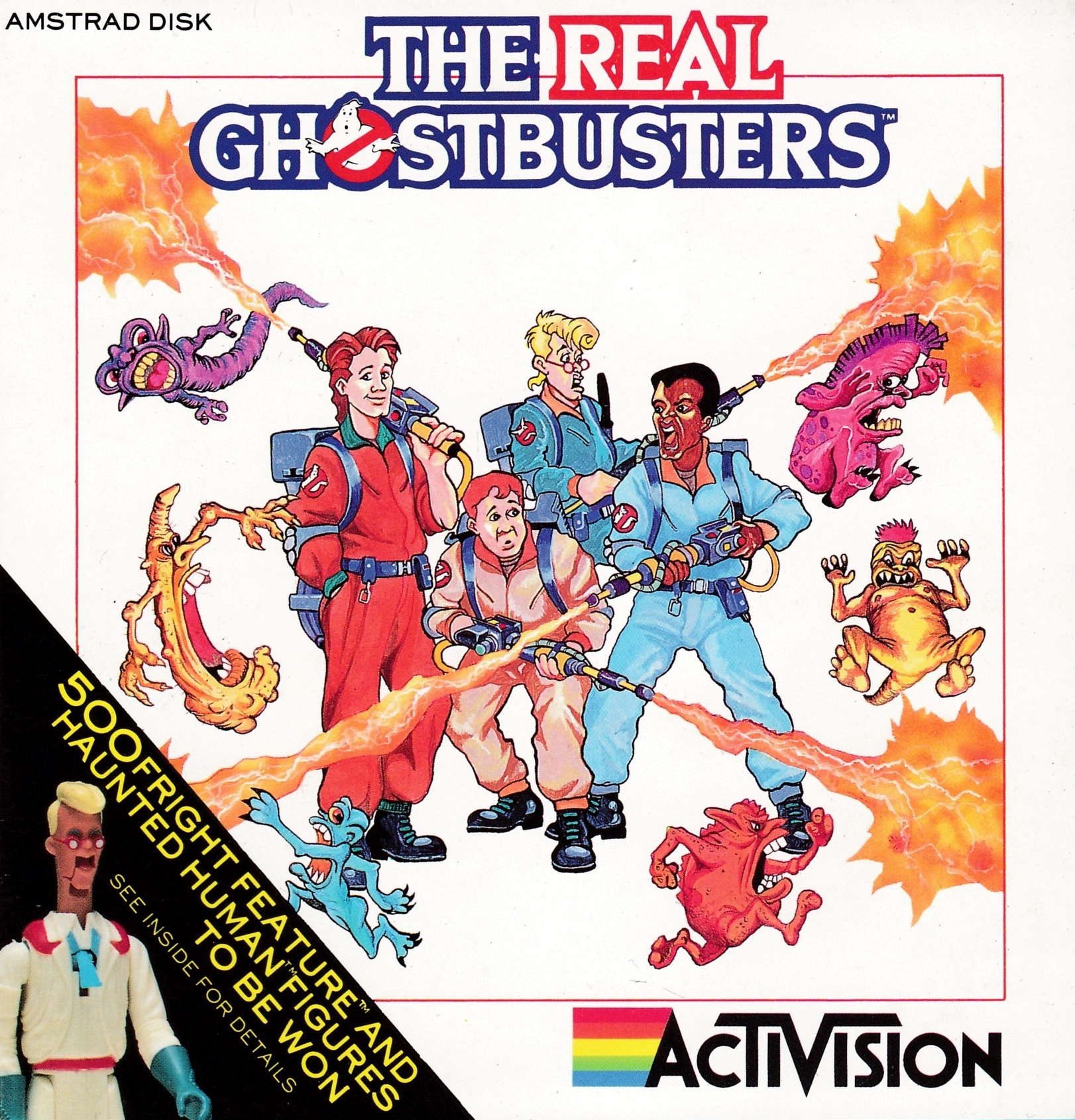 screenshot of the Amstrad CPC game Real ghostbusters (the) by GameBase CPC