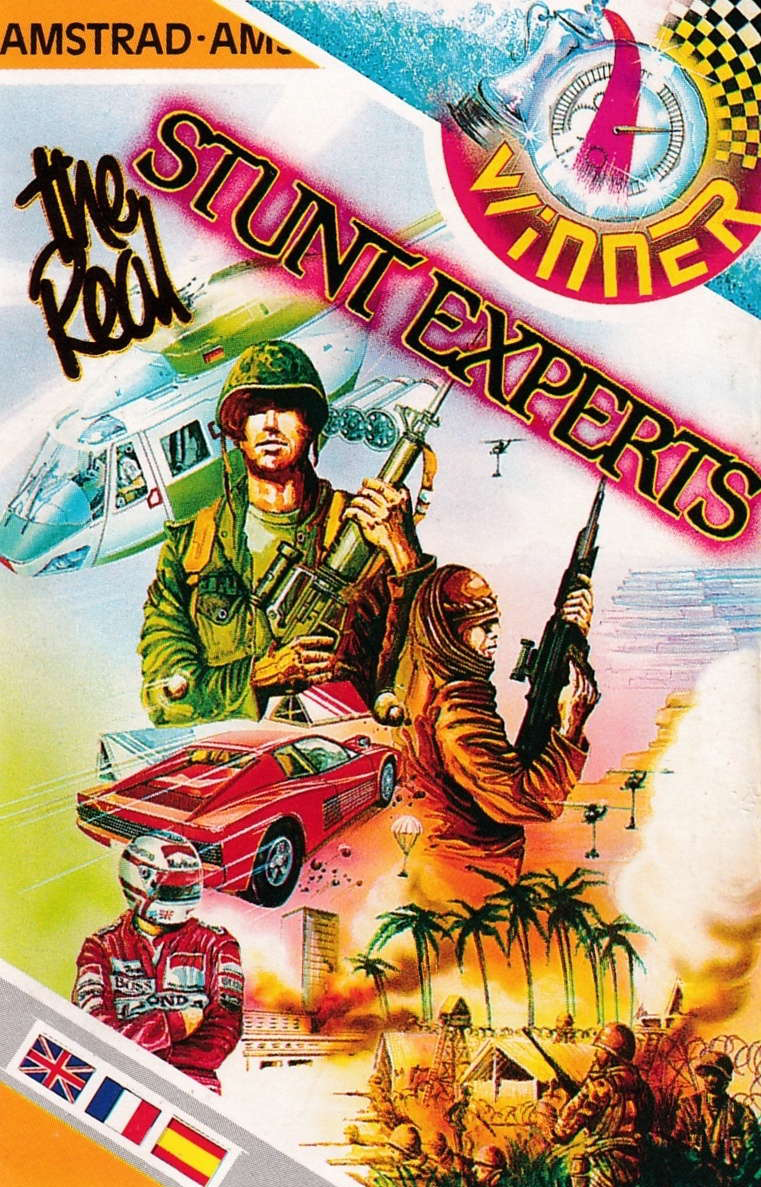 screenshot of the Amstrad CPC game Real stunt experts (the) by GameBase CPC