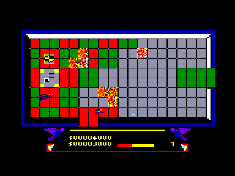 screenshot of the Amstrad CPC game Real stunt experts (the) by GameBase CPC