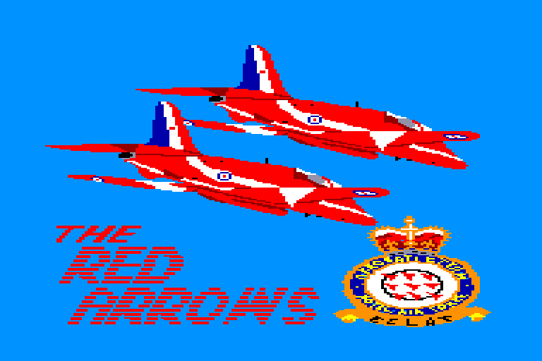 screenshot of the Amstrad CPC game Red arrows by GameBase CPC