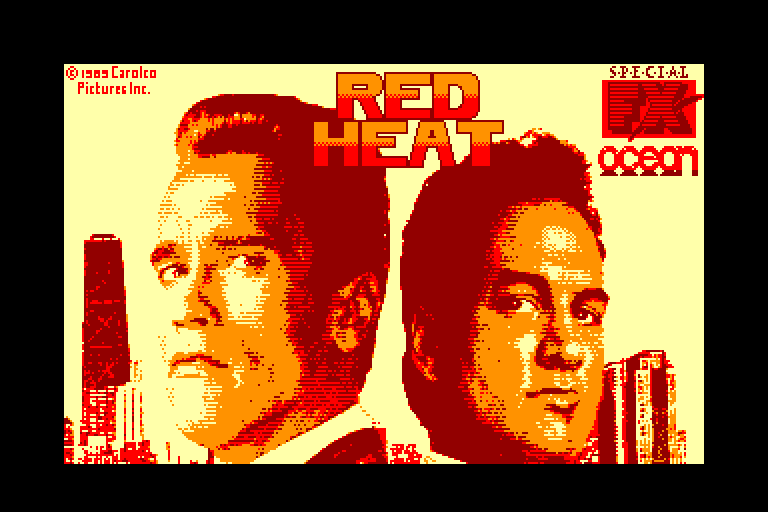 screenshot of the Amstrad CPC game Red Heat by GameBase CPC