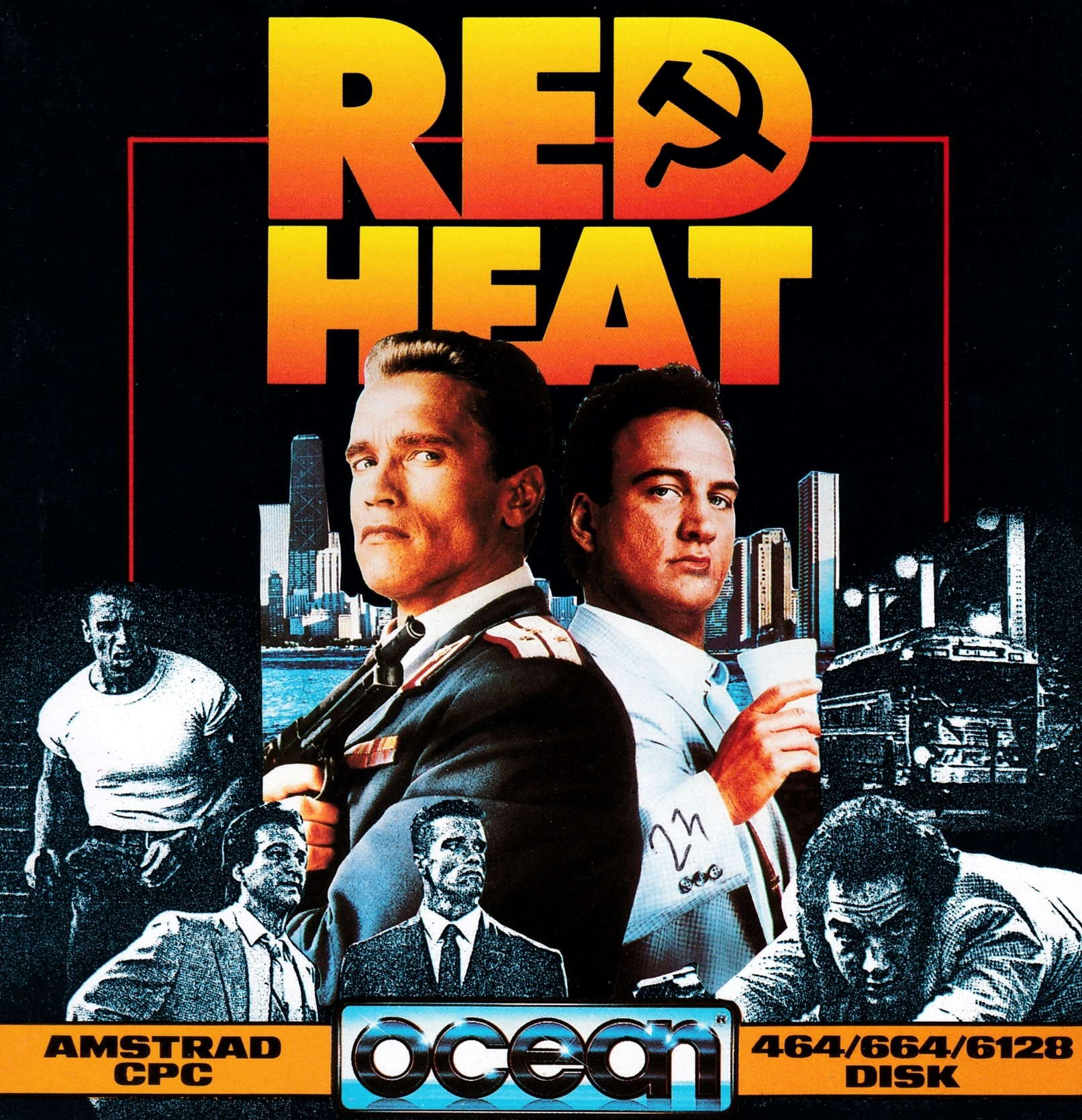 cover of the Amstrad CPC game Red Heat  by GameBase CPC