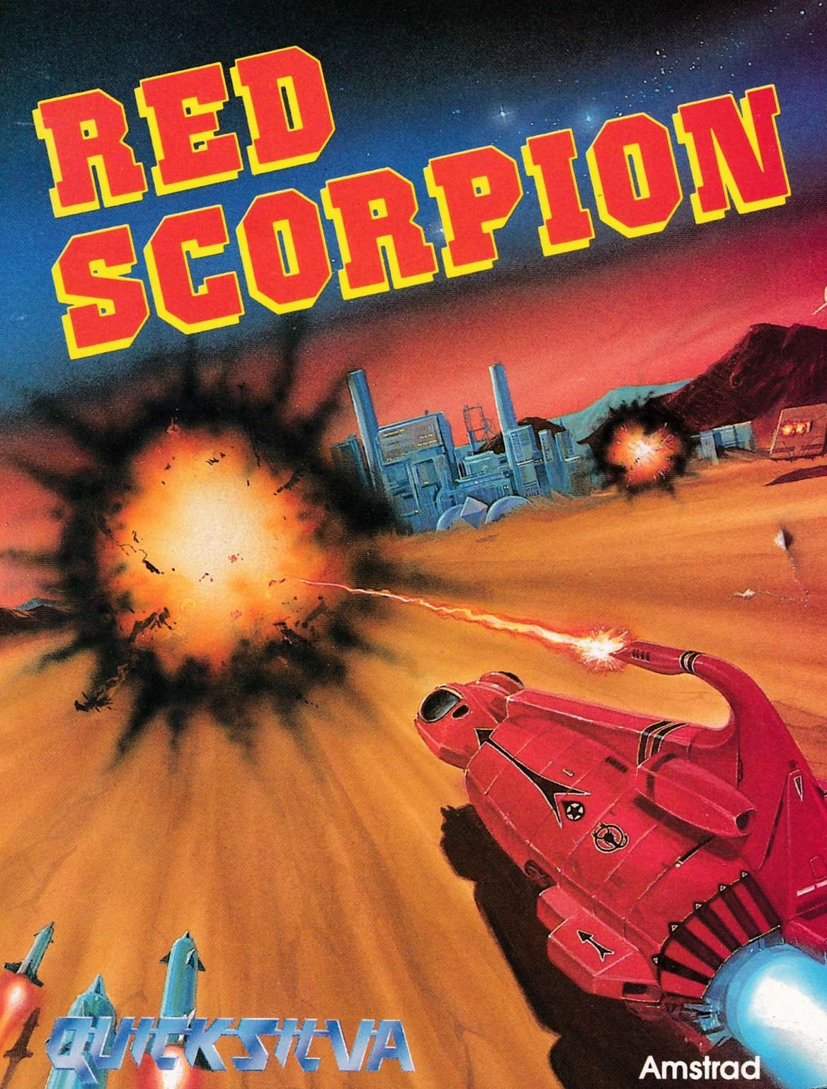 screenshot of the Amstrad CPC game Red scorpion by GameBase CPC