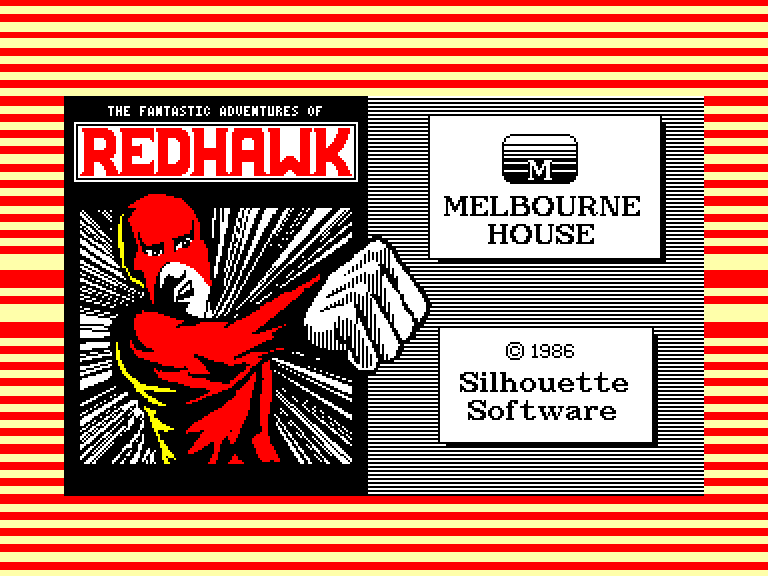 screenshot of the Amstrad CPC game Redhawk by GameBase CPC