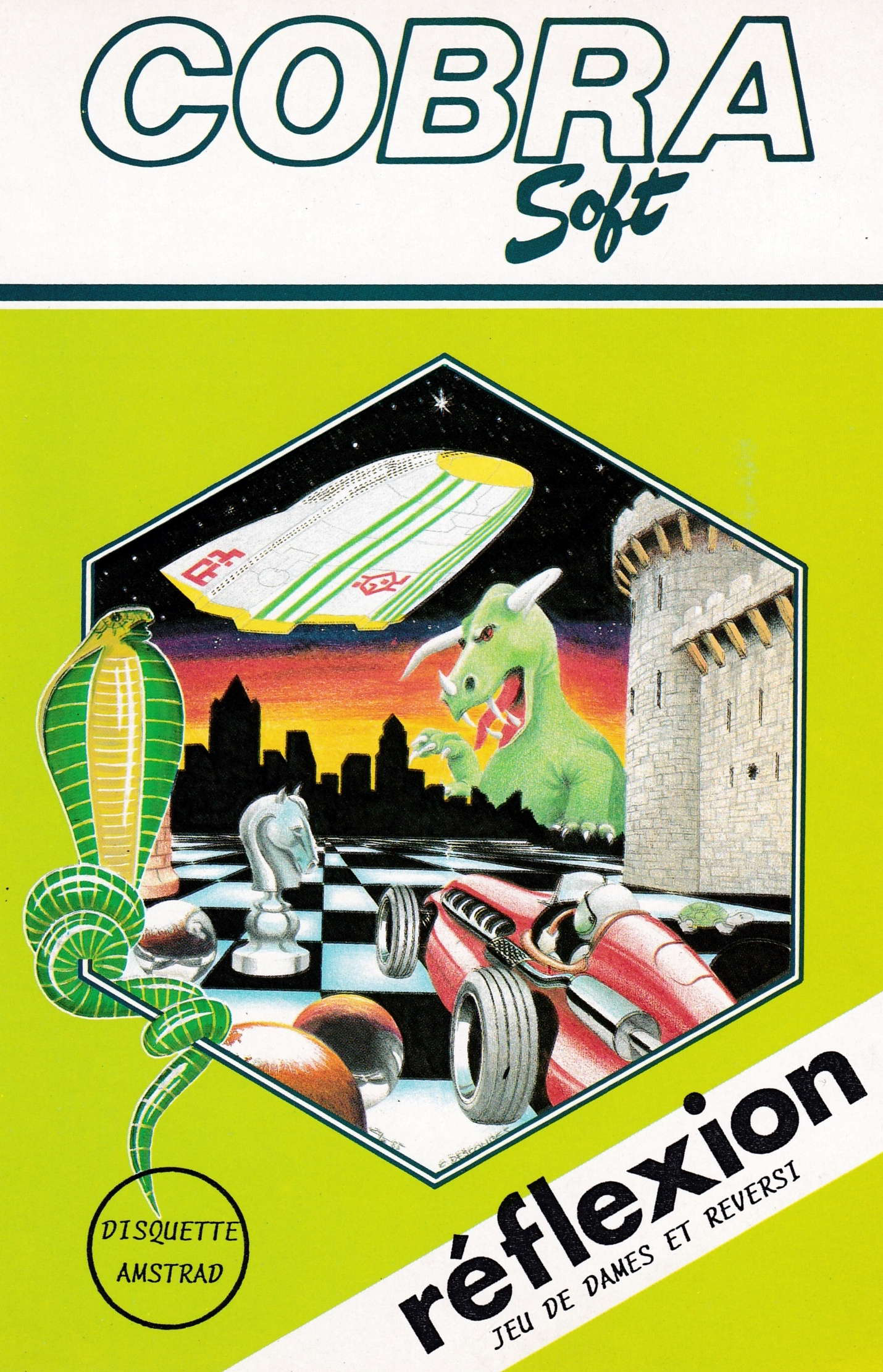 screenshot of the Amstrad CPC game Reflexion by GameBase CPC