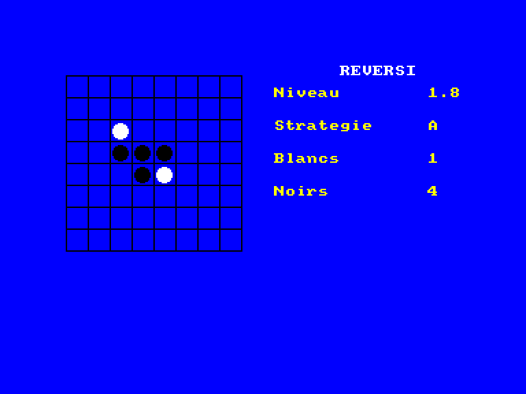 screenshot of the Amstrad CPC game Reflexion by GameBase CPC