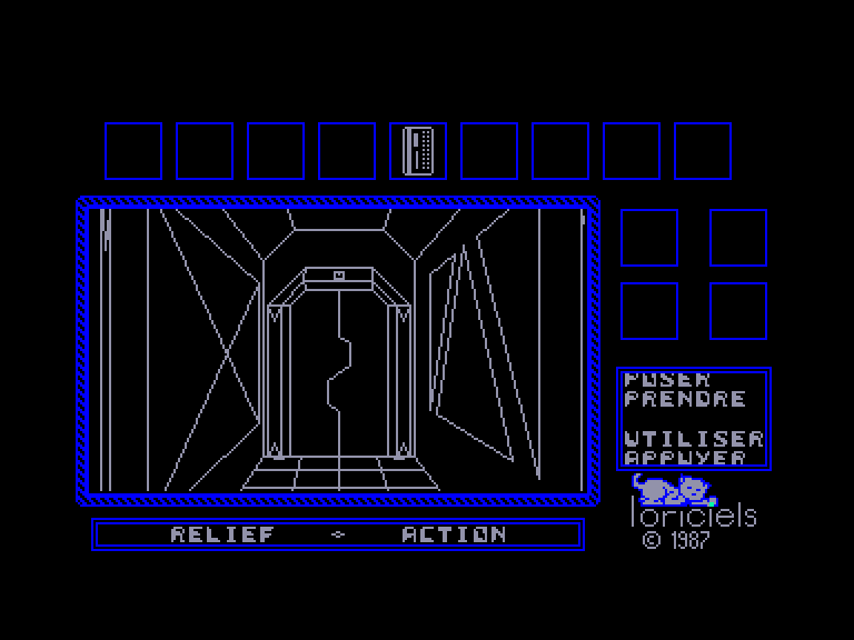 screenshot of the Amstrad CPC game Relief Action by GameBase CPC