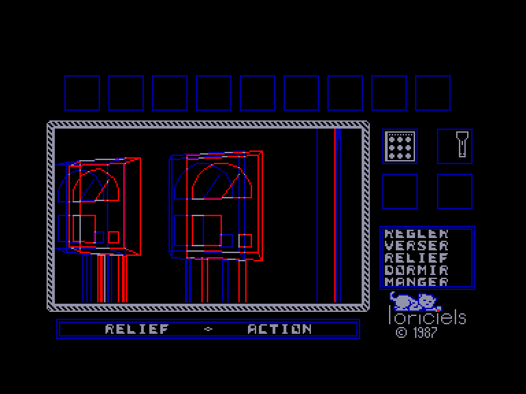 screenshot of the Amstrad CPC game Relief Action by GameBase CPC