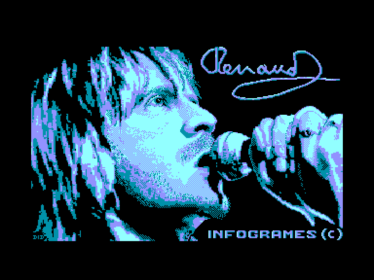 screenshot of the Amstrad CPC game Renaud - Marche a l'Ombre by GameBase CPC