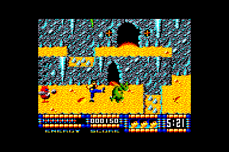 screenshot of the Amstrad CPC game Renegade III - The Final Chapter by GameBase CPC