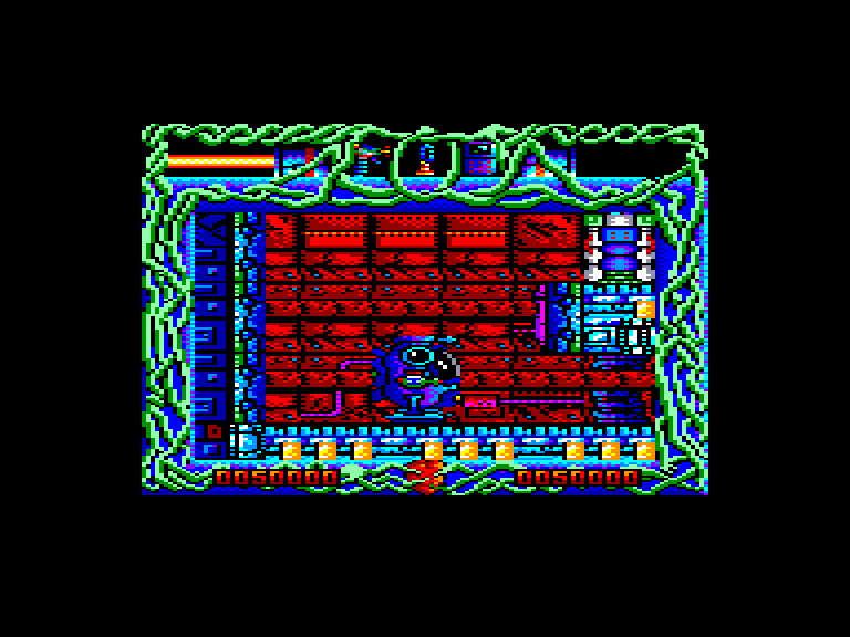 screenshot of the Amstrad CPC game Rescate Atlantida by GameBase CPC