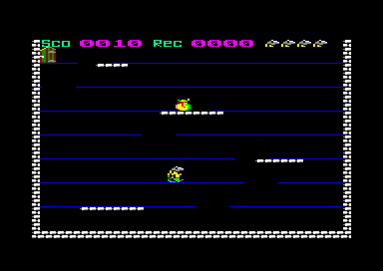 screenshot of the Amstrad CPC game Retour d'ali gator (le) by GameBase CPC