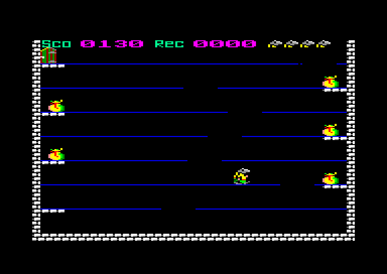 screenshot of the Amstrad CPC game Retour d'ali gator (le) by GameBase CPC