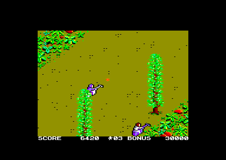 screenshot of the Amstrad CPC game Return of the Jedi by GameBase CPC